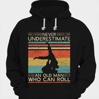 Nunca subestimes a un anciano que sabe hacer jiu jitsu vintage