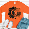 Every Child Matters, Orange Shirt Day With Sunflower