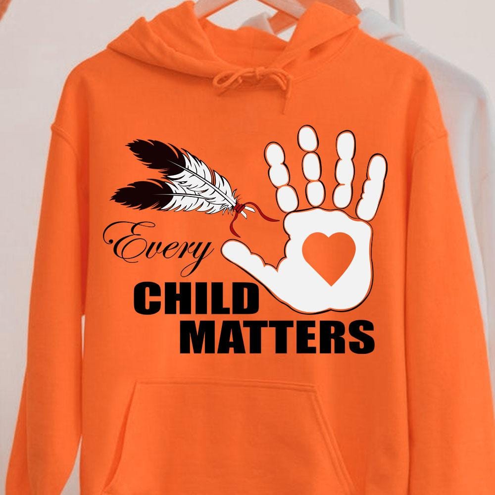 Every Child Matters, Orange Shirt Day Residential Schools Indigenous Hand