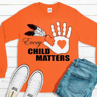 Every Child Matters, Orange Shirt Day Residential Schools Indigenous Hand