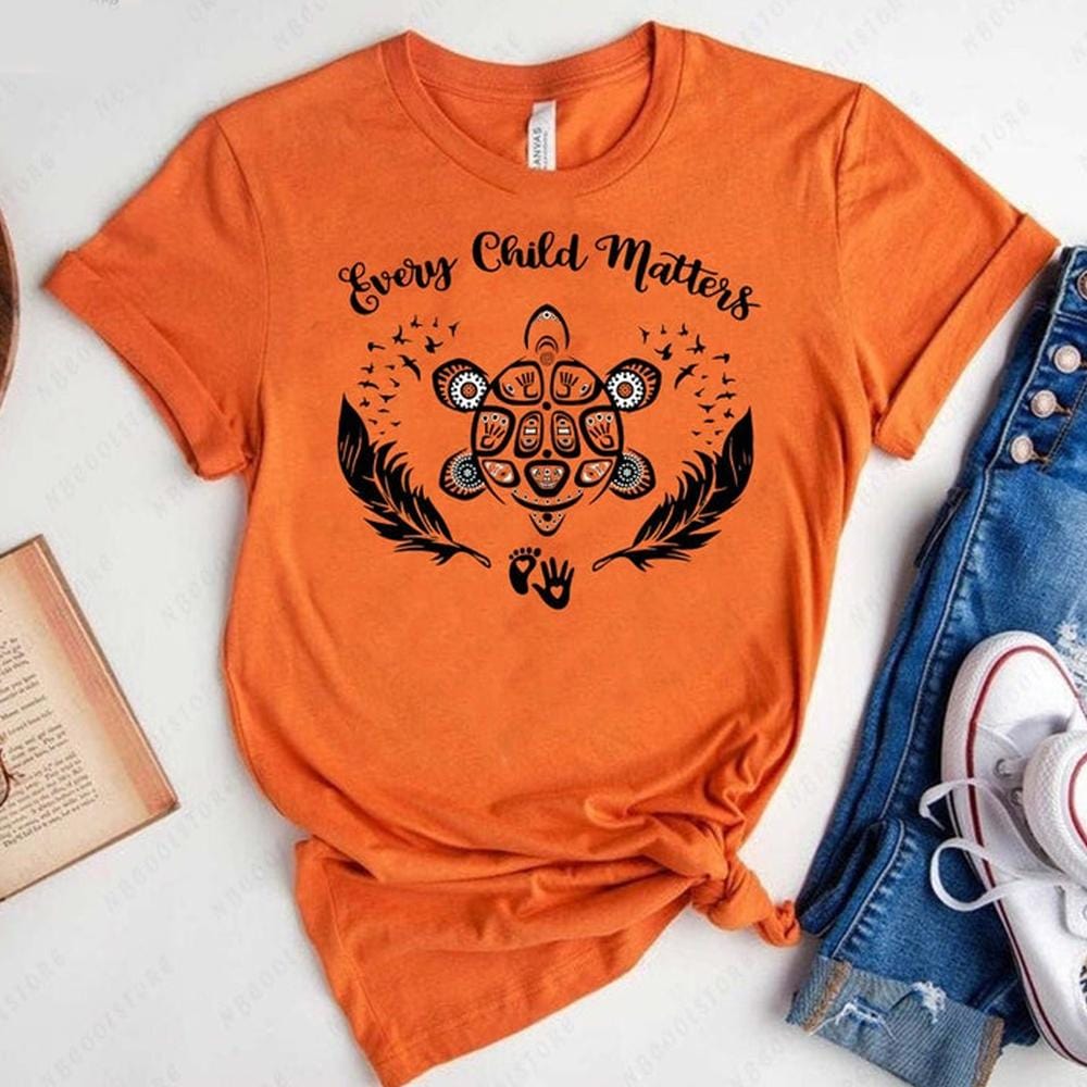 Every Child Matters, Orange Shirt Day Residential Schools Indigenous Turtle