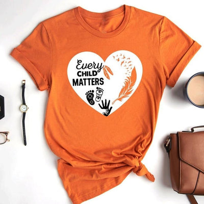 Every Child Matters, Orange Shirt Day Residential Schools Indigenous Heart