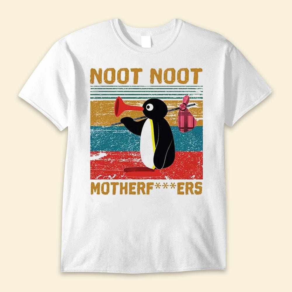 Pingu Noot Noot Motherf***rs Camisas divertidas de pingüino