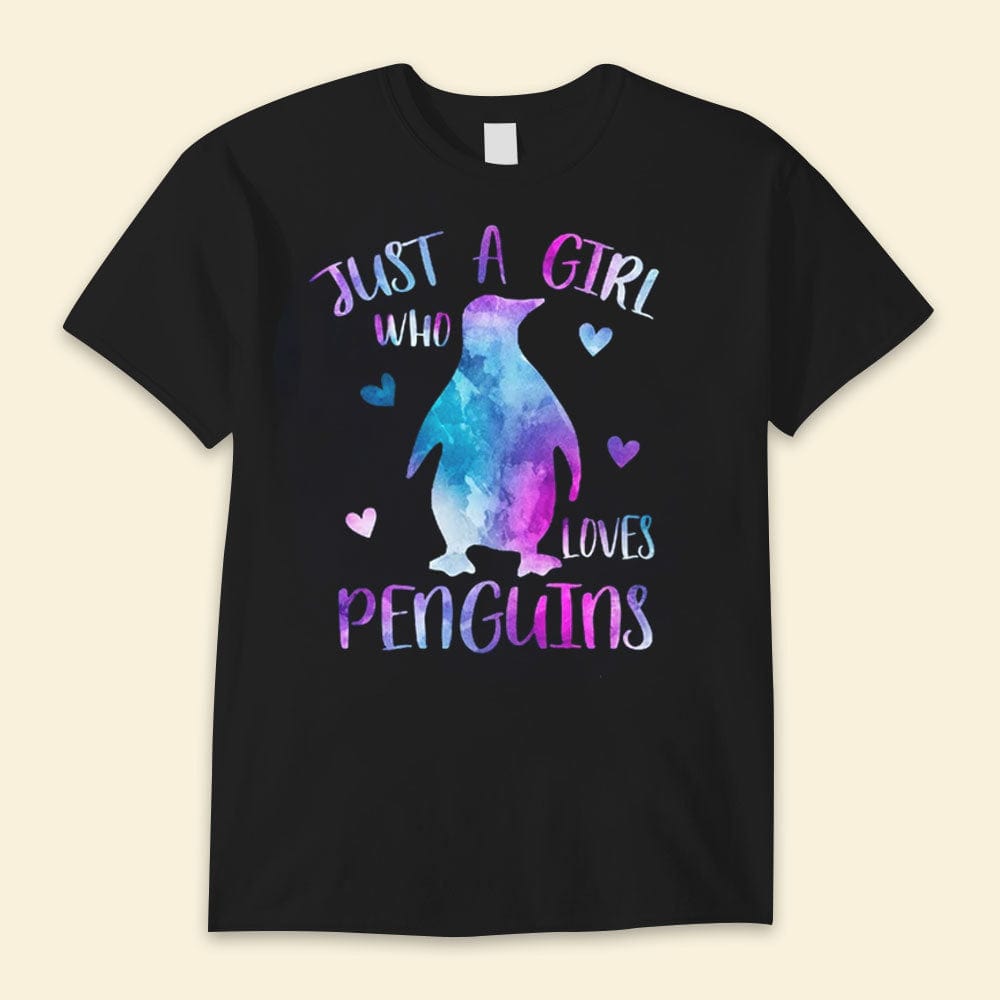 Just A Girl Who Loves Penguins Shirts
