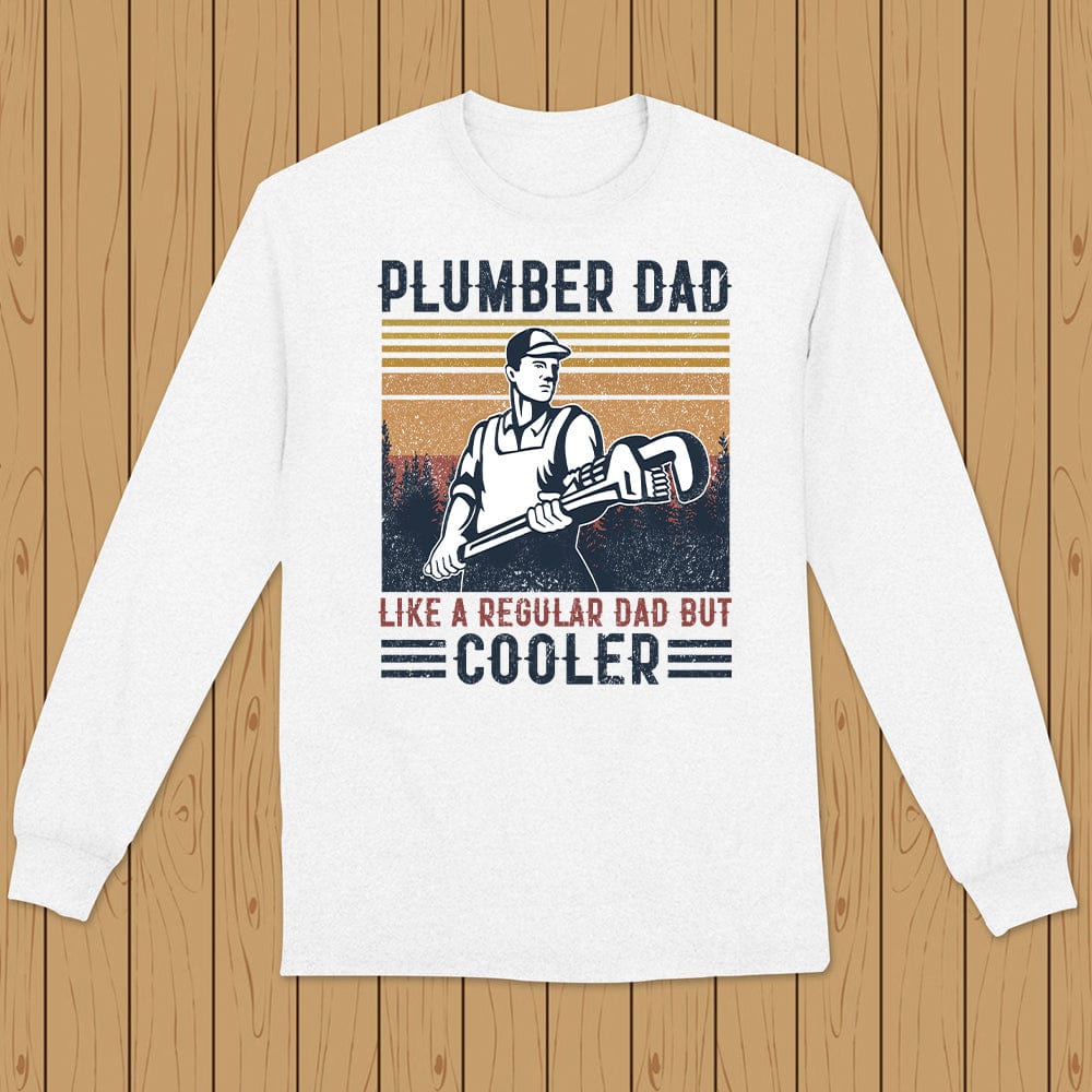 Papá fontanero como un papá normal pero con camisetas vintage más cool