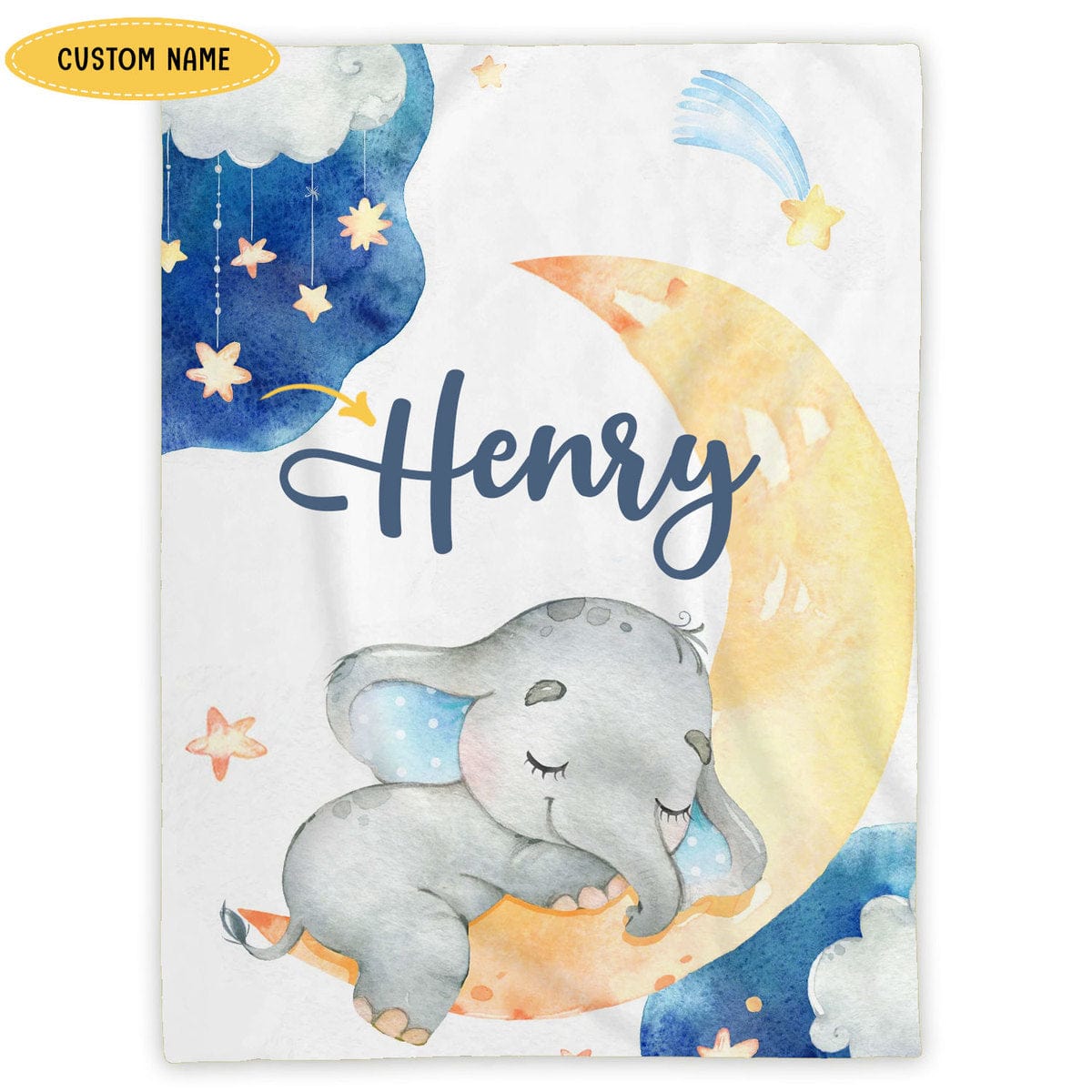 Personalized best sale elephant blanket