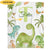 Personalized Cute Dinosaur Fleece & Sherpa Blanket