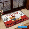 Personalized Welcome To Our Chicken Coop Chicken Doormat