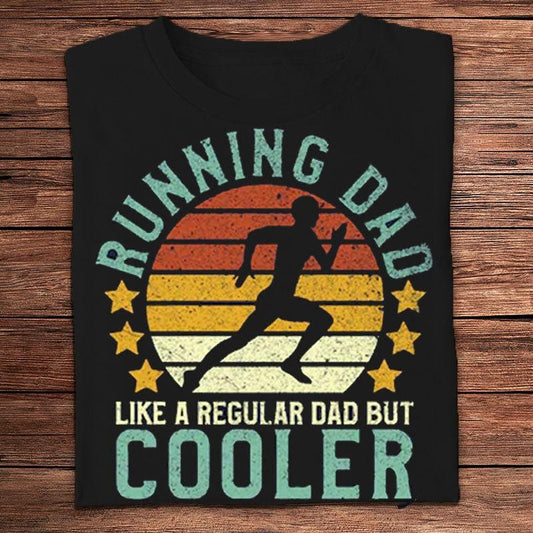 Papá corredor como un papá normal pero con camisetas vintage más cool