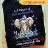 Personalized Suicide Awareness Shirts, Elephant I Wear Teal & Purple For Someone I Miss Every Single Day
