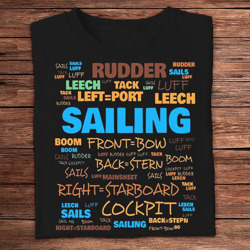 Sailing T Shirts, Boat Stuff Landlubber's Glossary Of Nautical Terms  Shirts, Gift For Christmas - Hope Fight