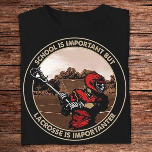 La escuela es importante, pero el lacrosse es más importante