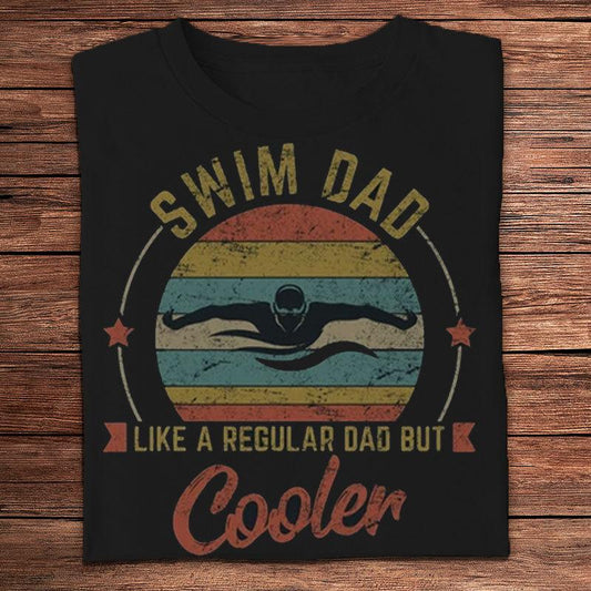 Papá nada como un papá normal pero más cool Camisetas de natación vintage