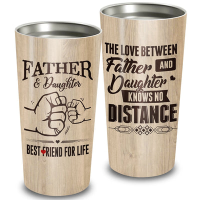 Father & Daughter Best Friends For Life Father's Day Tumbler