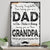 Personalized Grandpa We Love You So Much  Father's Day Poster, Canvas