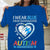 Autism Grandma Shirt, I Wear Blue For Granddaughter, Puzzle Piece Heart