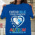 I Wear Blue For Grandson, Puzzle Piece Heart, Autism Grandma Shirt