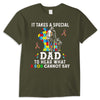 It Takes Special Dad To Hear What Son Cannot Say, Puzzle Piece Road Ribbon, Autism Dad Shirts