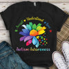 Autism Acceptance Awareness Shirt, Accept Understand Love Puzzle Piece Flower