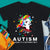 Autism Shirts For Kids, Unicorn Dancing To Different Beat Funny