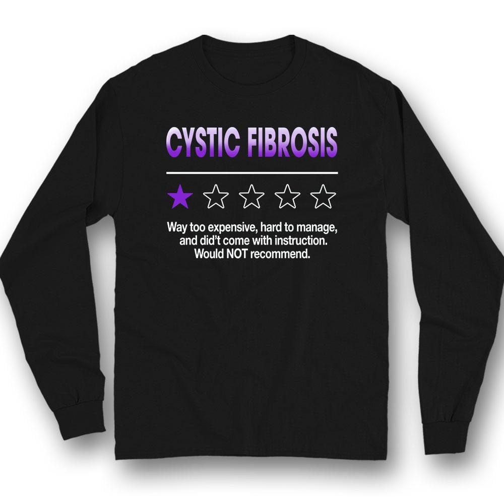 1 Out Of 5 Purple Stars, Cystic Fibrosis Awareness Support T Shirt