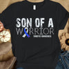 Son Of A Warrior, Blue Ribbon, Diabetes Awareness Shirt