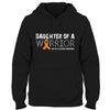 Daughter Of A Warrior, Orange Ribbon, Multiple Sclerosis Awareness T Shirt