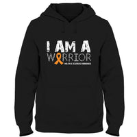 I Am A Warrior, Orange Ribbon, Multiple Sclerosis Awareness T Shirt