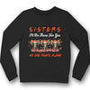 Sisters I'll Be There For You No One Fights Alone, Orange Ribbon Elephant, Multiple Sclerosis Awareness Shirt
