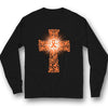 Orange Ribbon Cross, Support Warrior, Multiple Sclerosis Awareness Fight T Shirt