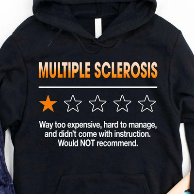 1 Out Of 5 Orange Stars, Multiple Sclerosis T Shirts
