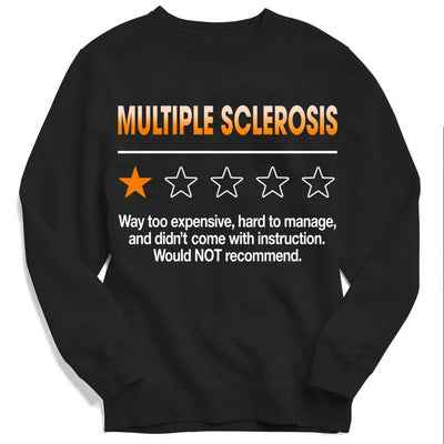 1 Out Of 5 Orange Stars Multiple Sclerosis Hoodie, Shirt