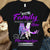 In Family Nobody Fights Alone, Fibromyalgia Warrior Team Awareness Shirt