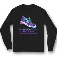 Your Life Matters, Ribbon Shoes, Suicide Prevention Awareness Shirt