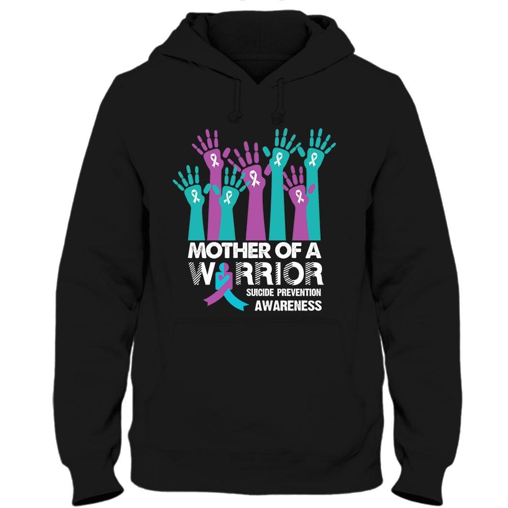 Camiseta de la madre de un guerrero, concienciación sobre la prevención del suicidio, tú importas, manos con lazo
