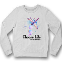 Choose Life, Suicide Prevention Awareness Shirt, Dragonfly Semicolon You Matter