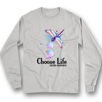 Choose Life, Suicide Prevention Awareness Shirt, Dragonfly Semicolon You Matter