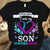 Everyday I Miss Son, Suicide Prevention Awareness Shirt, Ribbon Heart Flower