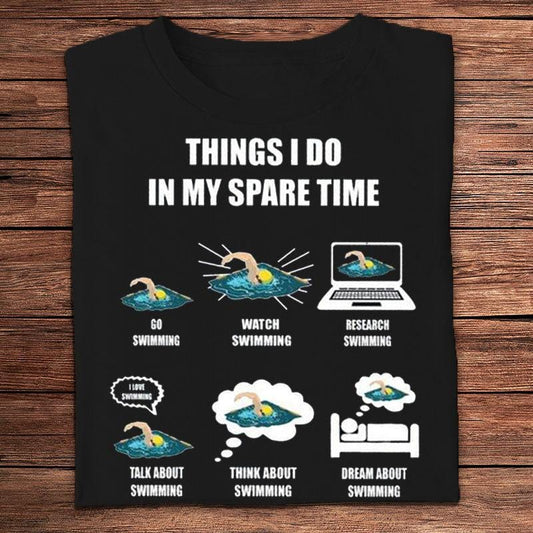 Cosas que hago en mi tiempo libre Camisetas de natación