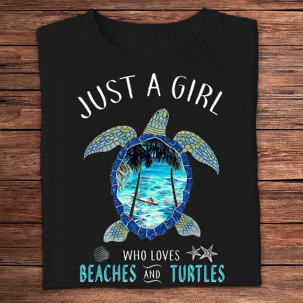 Camisetas de Solo una chica que ama las playas y las tortugas
