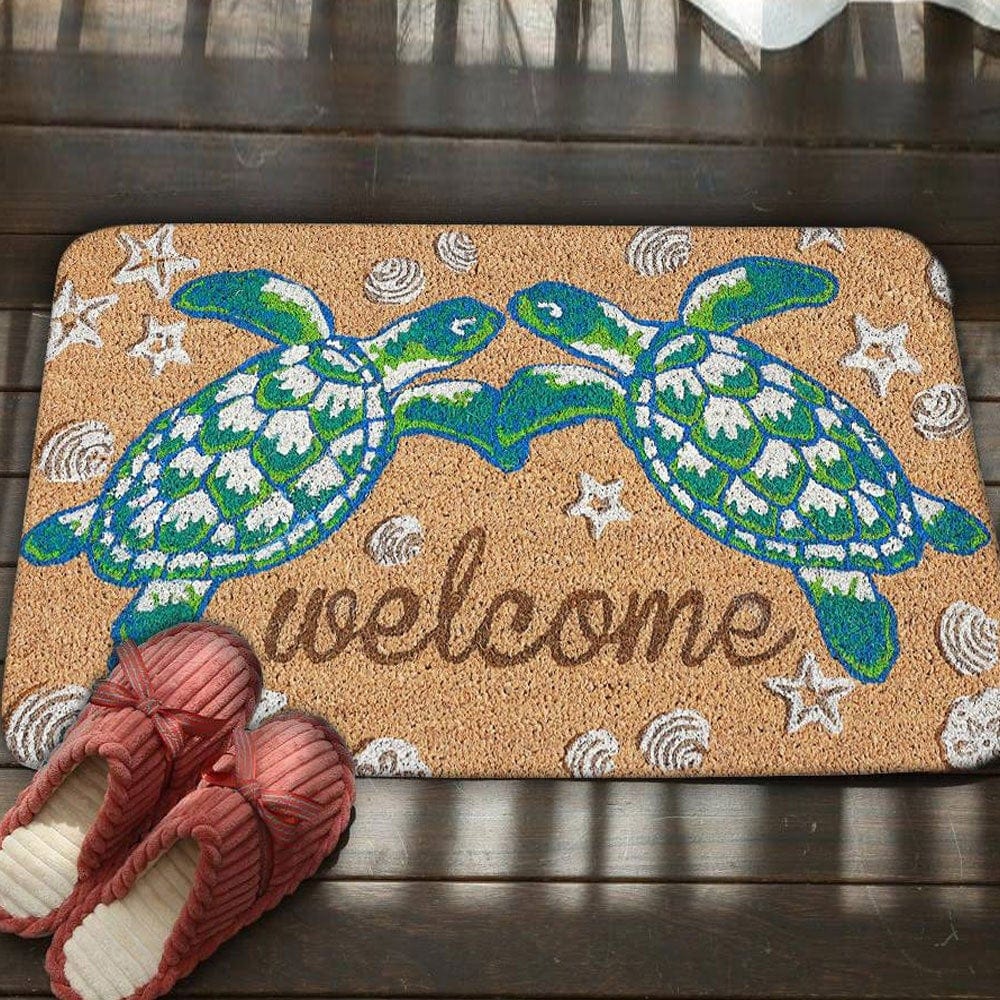 Welcome Sea Turtle Doormat