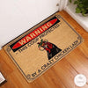 Warning This Coop Protected By a Crazy Chicken Lady Chicken Doormat