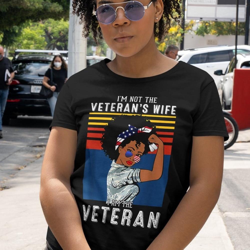 No soy la esposa del veterano Soy la camiseta del veterano