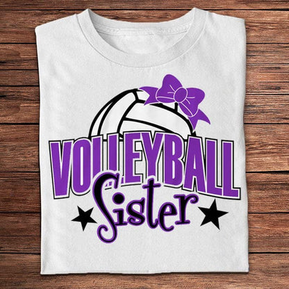 Camisetas de hermanas del voleibol