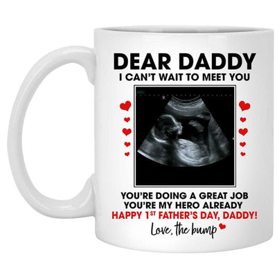 Personalized Happy 1st Father's Day Mug
