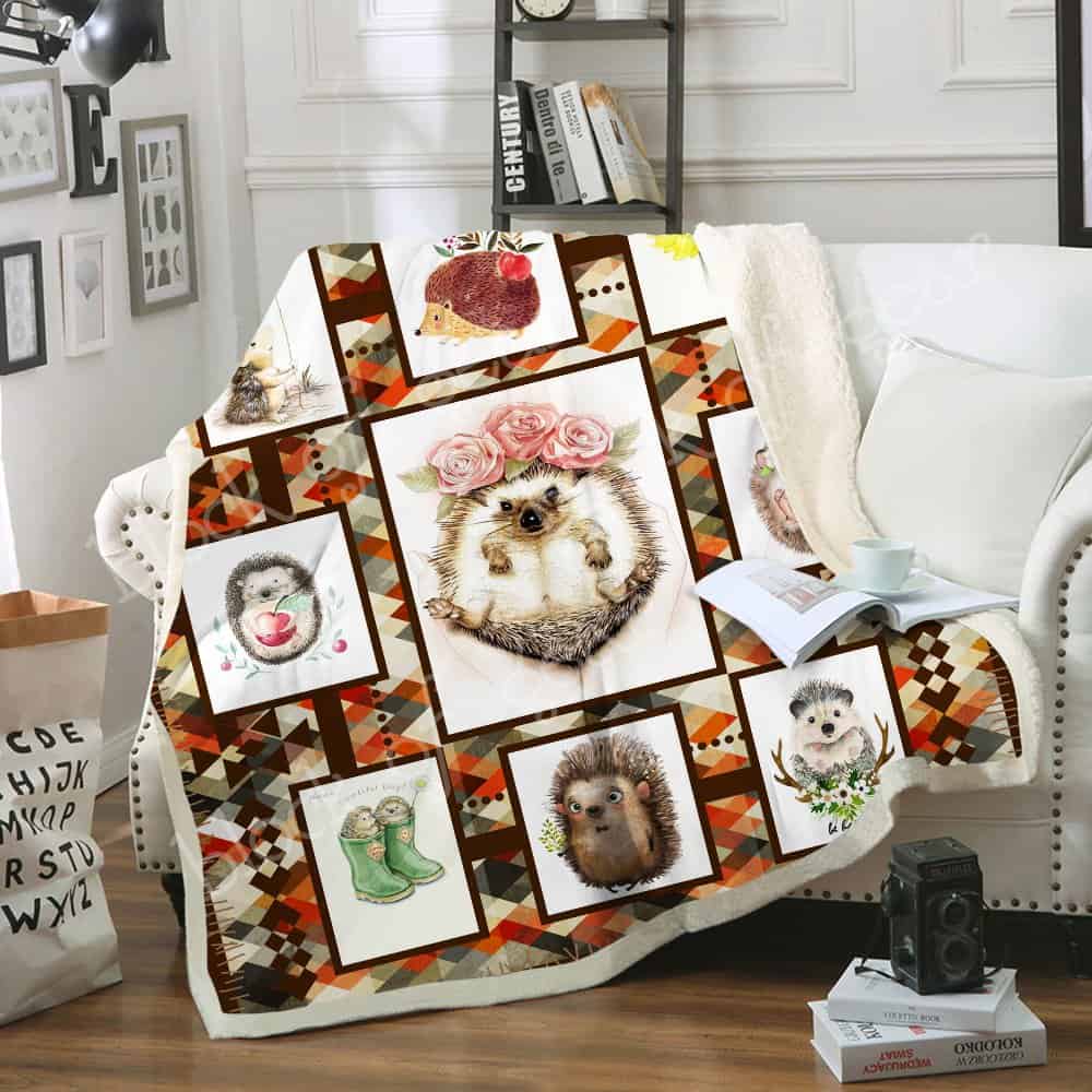 Cute Hedgehog Blanket