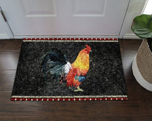 Chicken Rooster Chicken Doormat