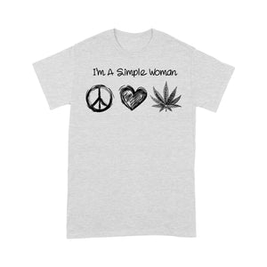 I Am Simple Woman, Peace Love, Hippie Shirts