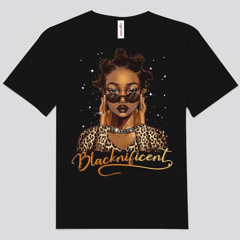 Camisetas afroamericanas de mujer Blacknificent