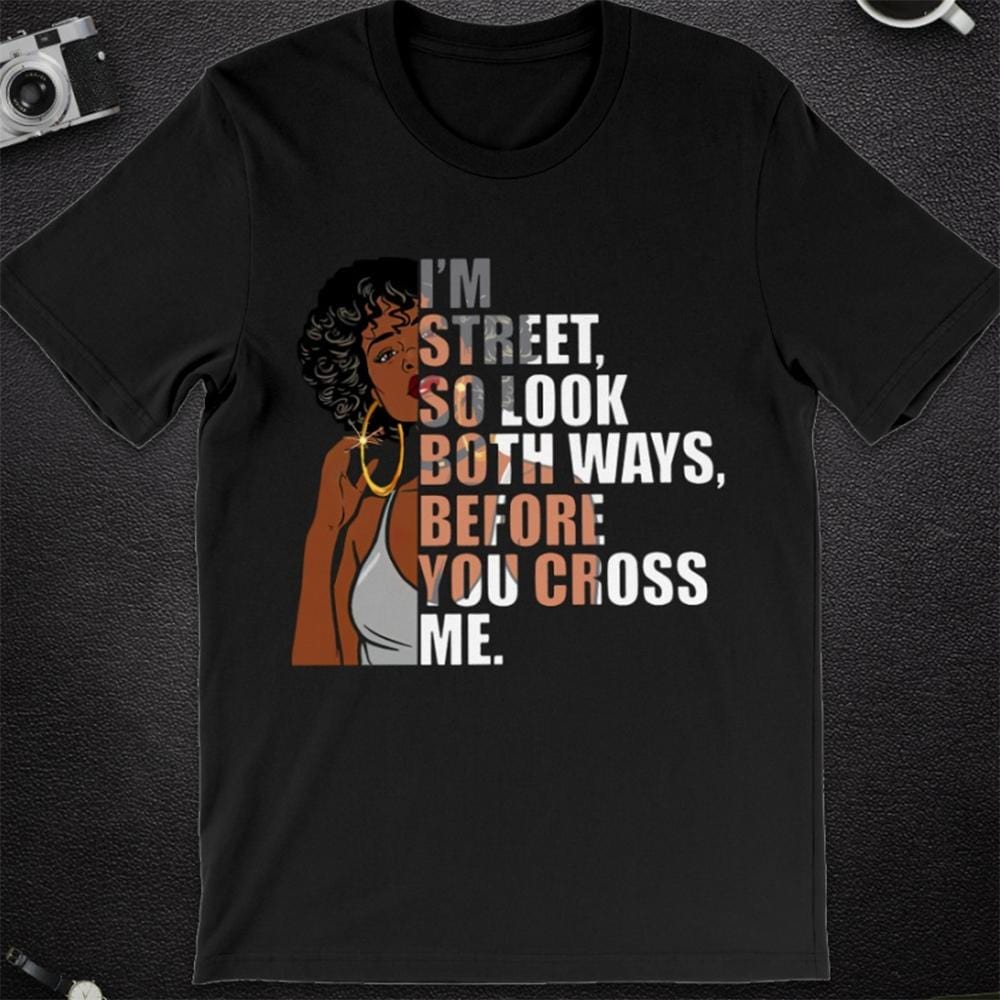 Camisetas afroamericanas, soy la mujer negra de la calle, orgullo, mes de la historia